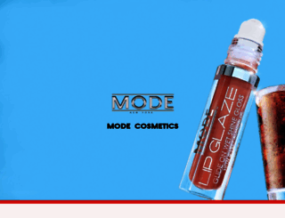 modecosmetics.com screenshot