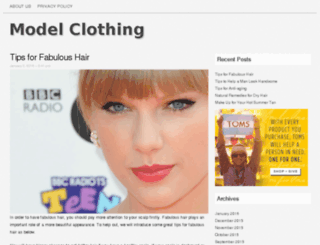 model-clothing.com screenshot