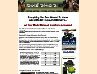 model-railroad-resources.com screenshot