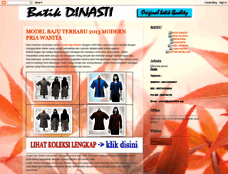 modelbajubatikdinasti.blogspot.com screenshot