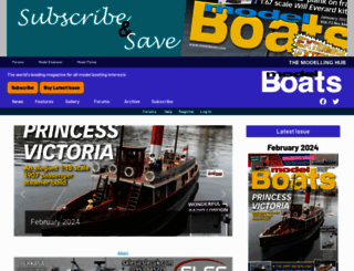 modelboats.co.uk screenshot