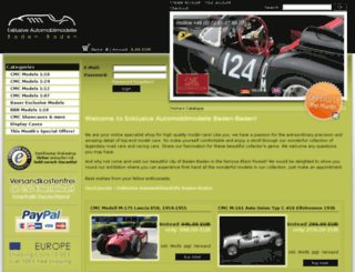 modelcars-shop.de screenshot