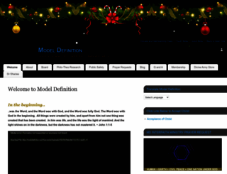 modeldefinition.com screenshot