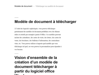 modele-document.fr screenshot