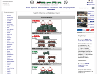 modellbahn-kramm.com screenshot
