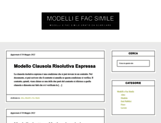 modelliefacsimile.com screenshot