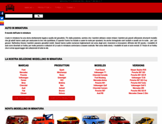 modellini-automobile.it screenshot