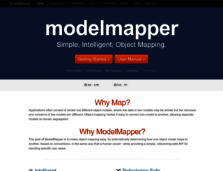modelmapper.org screenshot