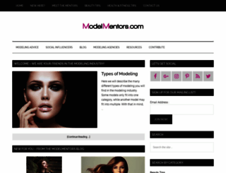 modelmentors.com screenshot