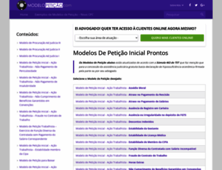 modelopeticao.com screenshot