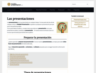 modelopresentacion.com screenshot
