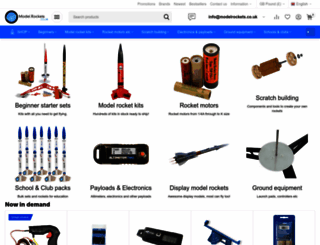 modelrockets.co.uk screenshot