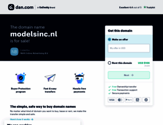 modelsinc.nl screenshot