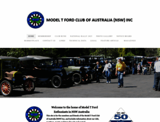 modeltfordclubnsw.org.au screenshot