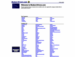 modem-drivers.com screenshot