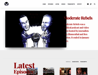 moderaterebelsradio.com screenshot