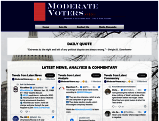 moderatevoters.org screenshot