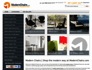 modernchairs.com screenshot