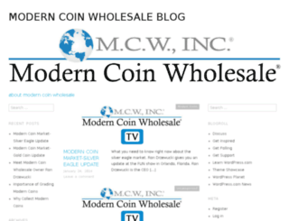 moderncoinwholesaleblog.com screenshot
