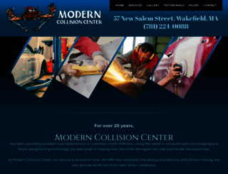 moderncollisioncenter.com screenshot