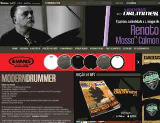 moderndrummer.com.br screenshot