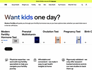 modernfertility.com screenshot