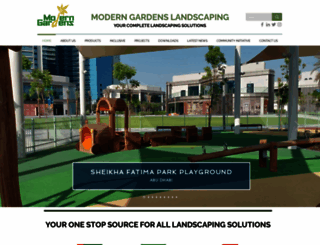 moderngardensuae.com screenshot