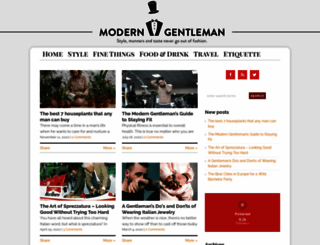 moderngentlemanmagazine.com screenshot
