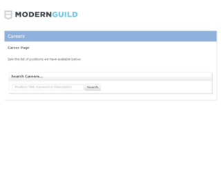 modernguild.hiringplatform.com screenshot