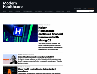 modernhealthcare.com screenshot