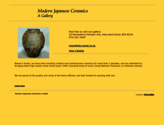 modernjapaneseceramics.com screenshot