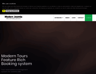 modernjoomla.com screenshot