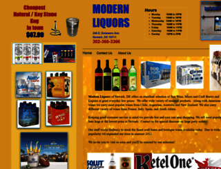 modernliquorsde.com screenshot