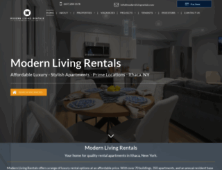 modernlivingrentals.com screenshot