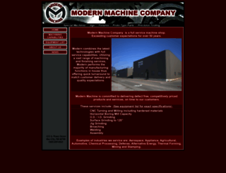 modernmachine.biz screenshot