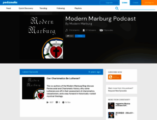 modernmarburg.podomatic.com screenshot