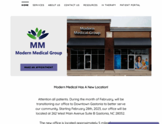 modernmedicalgroupnc.com screenshot