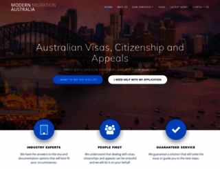 modernmigrationaustralia.com.au screenshot
