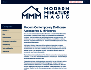 modernminiaturemagic.com screenshot