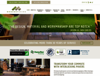 modernpaving.com screenshot