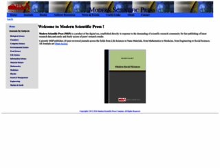 modernscientificpress.com screenshot