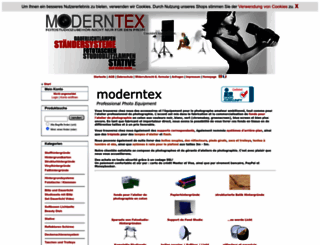 moderntex.de screenshot