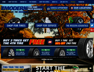 moderntirect.com screenshot