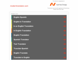 moderntranslator.com screenshot