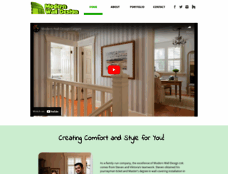 modernwalldesign.ca screenshot