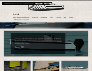 modernwoodenboat.com screenshot