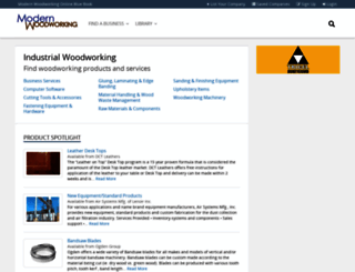 modernwoodworkingbluebook.com screenshot