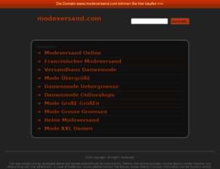 modeversand.com screenshot