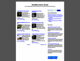 modifikasi-motor-honda.blogspot.com screenshot