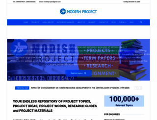 modishproject.com screenshot